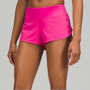 Lululemon Size 6 Speed Up Low-Rise Lined Short 2.5”